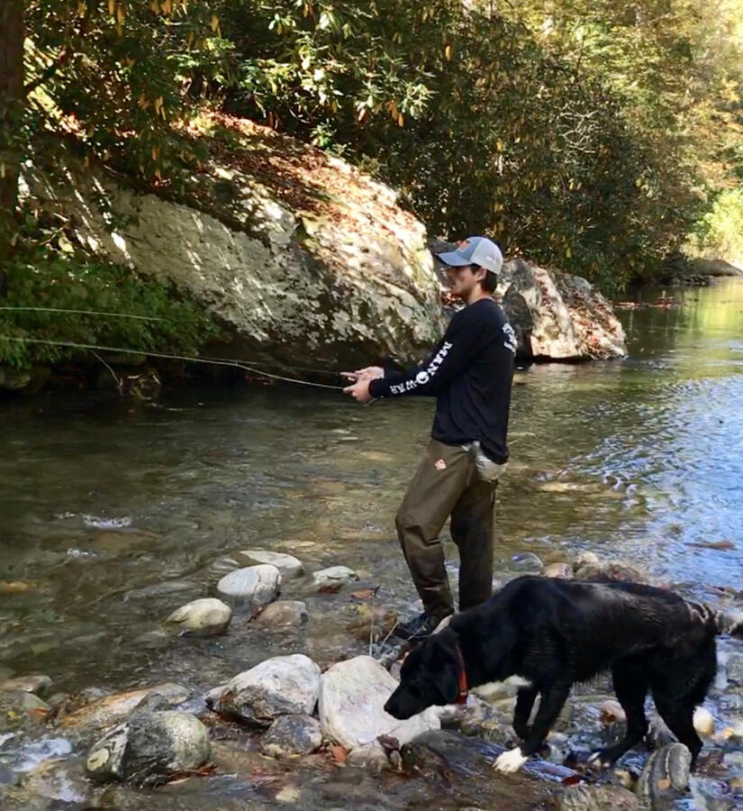 Fly Fishing in Laural Branch